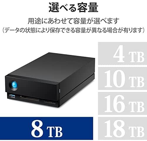 Kietasis diskas LaCie 1big Dock USB-C 8TB Thunderbolt 3 USB 3.0