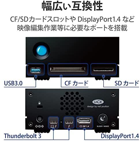 Kietasis diskas LaCie 1big Dock USB-C 8TB Thunderbolt 3 USB 3.0