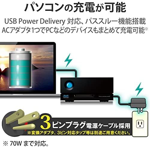 Kietasis diskas LaCie 1big Dock USB-C 8TB Thunderbolt 3 USB 3.0