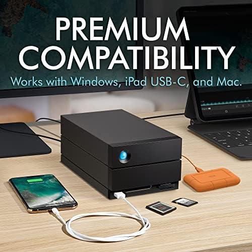Kietasis diskas LaCie 2big Dock V2 USB-C 32TB Thunderbolt 3 USB 3.2