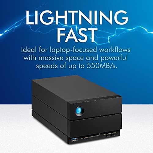 Kietasis diskas LaCie 2big Dock V2 USB-C 40TB Thunderbolt 3 USB 3.2