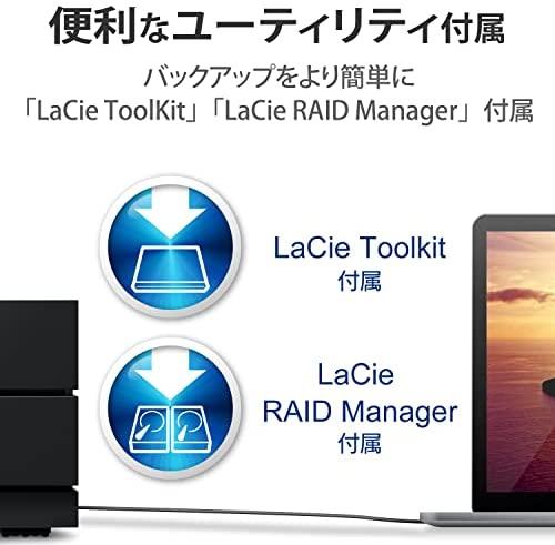 Kietasis diskas LaCie 2big RAID, 3,5'', 8TB, USB 3.1