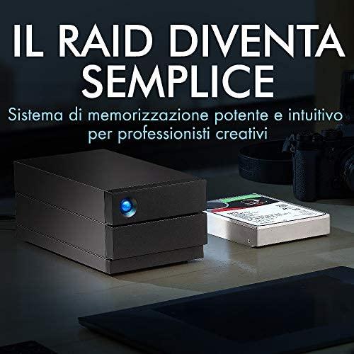 Kietasis diskas LaCie 2big RAID, 3,5'', 8TB, USB 3.1