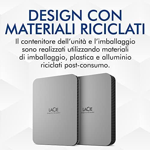 LaCie Išorinis kietasis diskas HDD Mobile Drive (2.5'/1TB/ USB 3.1 TYPE C)