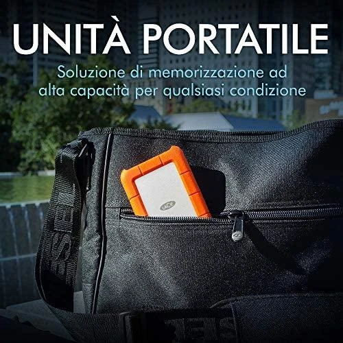 Kietasis diskas Išorinis diskas LaCie Rugged Mini 2.5'' 1TB USB3, Atsparus sukrėtimams