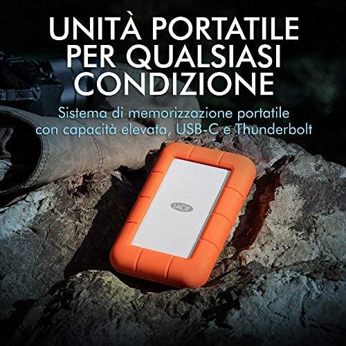 LaCie Išorinis kietasis diskas HDD Rugged USB-C (2.5'/1TB/USB 3.1 TYPE C).