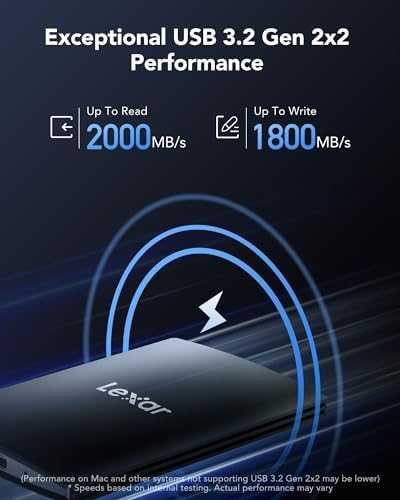 Kietasis diskas „Lexar SL500 2TB“ nešiojamasis SSD diskas