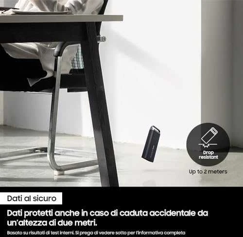 Nešiojamas kietasis diskas Samsung MU-PH4T0S/EU Portable SSD 4TB/T5 EVO USB 3.2 Gen 1