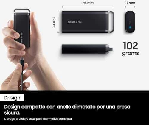 Nešiojamas kietasis diskas Samsung MU-PH4T0S/EU Portable SSD 4TB/T5 EVO USB 3.2 Gen 1