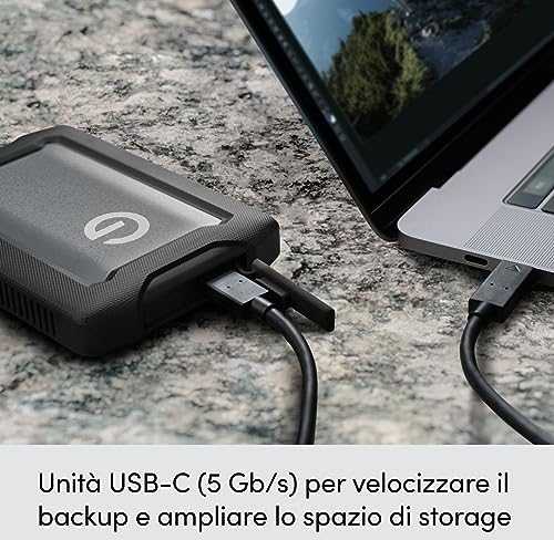 Kietasis diskas Western Digital SANDISK Professional G-DRIVE ArmorATD 5TB 2.5" Kosminė pilka WW Nauja versija