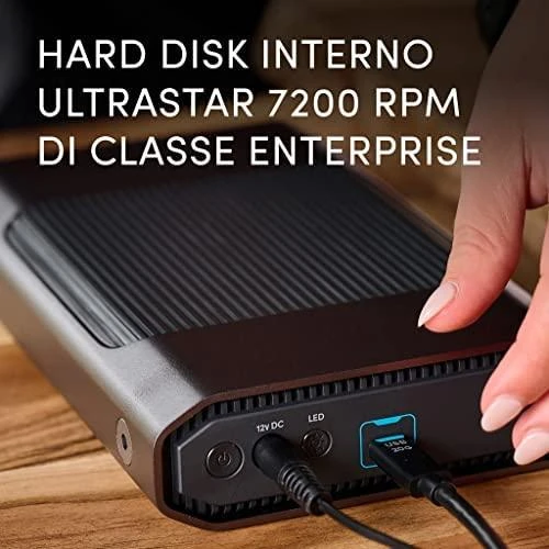 Western Digital SANDISK Professional G-DRIVE 22TB 3,5 colio USB-C 5Gbps USB 3.1 Enterprise-Class darbalaukio kietasis diskas - Kosminė pilka