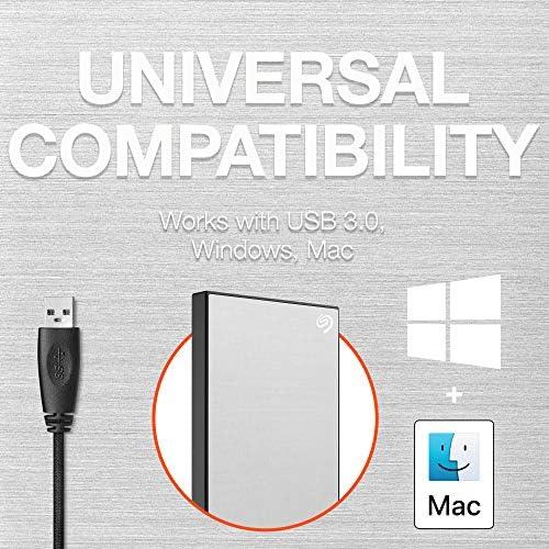 Kietasis diskas Seagate One Touch 1TB sidabrinė
