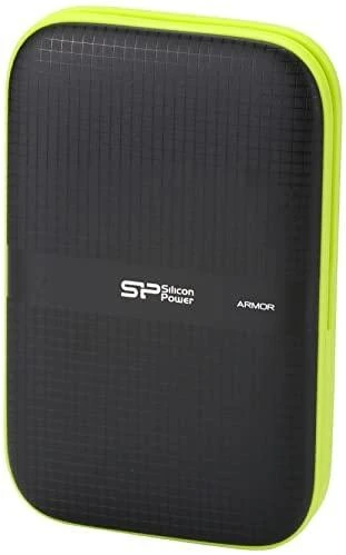 Kietasis diskas Silicon Power Armor A60 1TB 2.5 ", USB 3.1, Juodas/Žalias