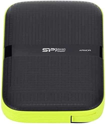 Išorinis kietasis diskas Silicon Power Armor A60 2TB SP020TBPHDA60S3K, Juodas/žalias