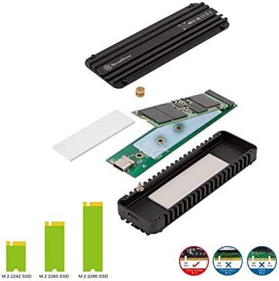„SilverStone M.2 PCIe NVMe“ – USB-C 3.2 Gen 2x2 MS12 (ST-MS12)