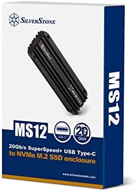 „SilverStone M.2 PCIe NVMe“ – USB-C 3.2 Gen 2x2 MS12 (ST-MS12)