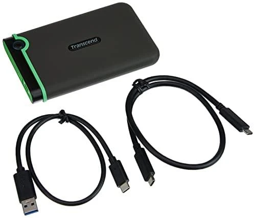 TRANSCEND 2TB 2.5" Išorinis kietasis diskas HDD StoreJet M3 slim Type C