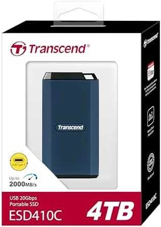 TRANSCEND ESD410C 4TB Išorinis kietasis diskas SSD USB 20Gbps Type C