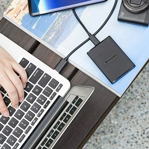 TRANSCEND ESD270C 1TB Išorinis kietasis diskas SSD USB 3.1 Gen 2 Type C