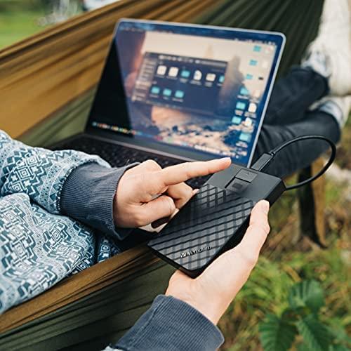 Kietasis diskas Išorinis standusis diskas Verbatim Fingerprint Secure, 2TB, USB Type-C 3.2 Gen 1 (3.1 Gen 1), juodas