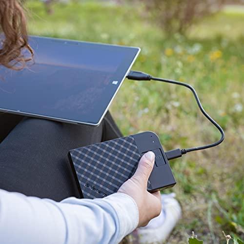 Kietasis diskas Išorinis standusis diskas Verbatim Fingerprint Secure, 2TB, USB Type-C 3.2 Gen 1 (3.1 Gen 1), juodas