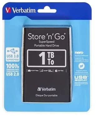 Kietasis diskas Išorinis diskas, 1TB Verbatim / V53023
