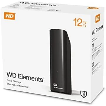 Kietasis diskas Western Digital 3.5 12TB Western Digital Elements Desktop 3.2 Gen 1 juodas