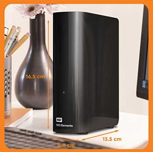 Kietasis diskas 22TB Western Digital Elements Desktop Stationr, juodas