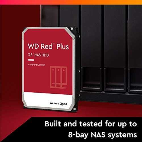 Sandisk WD Raudona Plus 6TB SATA 6Gb/s 3.5 colio 258MB cache vidinis HDD diskas, urmu