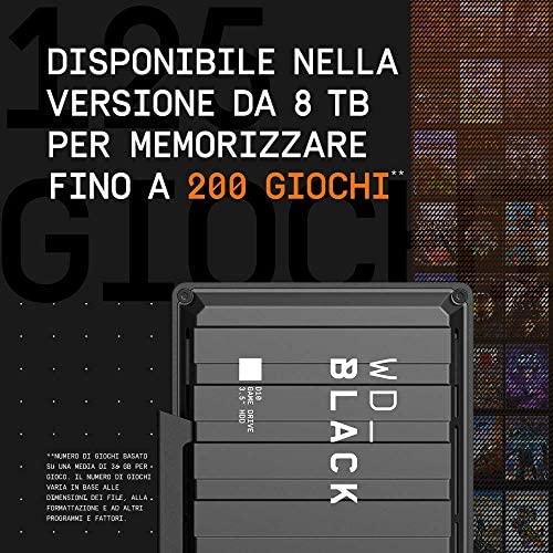 Kietasis diskas Sandisk WD Juodas D10 Game Drive 8TB