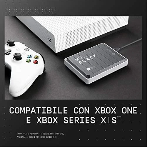 Kietasis diskas Sandisk WD Juodas P10 Game Drive for XBOX One 5TB