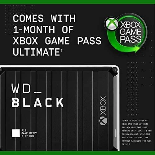 Kietasis diskas Sandisk WD Juodas P10 Game Drive for XBOX One 5TB