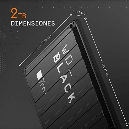 Sandisk Western Digital P10 Game Drive Išorinis kietasis diskas 4 TB 2.5" Micro-USB B 3.2 Gen 1 (3.1 Gen 1) Juodas