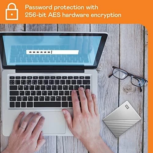 Western Digital „My Passport Ultra“ 4 TB nešiojamas išorinis kietasis diskas su USB-C/USB3.0 prievadu, 2,5 colio, metalinės apdailos, RTL