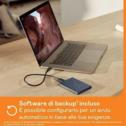 Kietasis diskas Western Digital My Passport for MAC 4TB Mėlyna