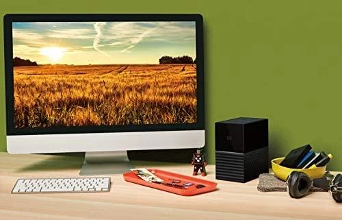 Kietasis diskas Western Digital „My Book Duo“ 28 TB RAID saugykla su dviem diskais, RAID 0/1 JB0D USB3.1 RTL