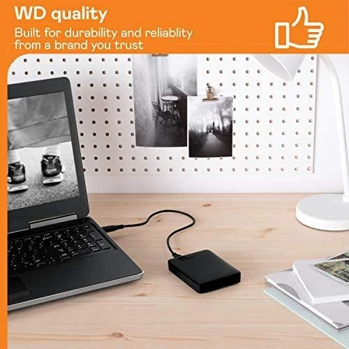 Išorinis kietasis diskas Western Digital Elements HDD 1TB USB3, Juodas