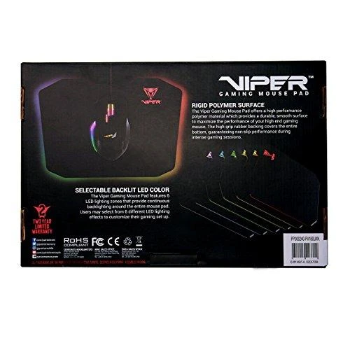 PATRIOT Viper LED Pelės kilimėlis