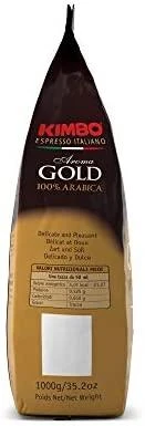 Kawa Kimbo Aroma Gold 1kg, Ziarnista