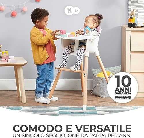 Kinderkraft maitinimo kėdutė Sienna, pilka