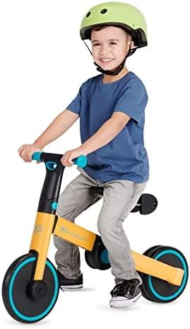 Kinderkraft sulankstomas vaikiškas triratukas 3 viename 4TRIKE KR4TRI00PNK0000, rožinis