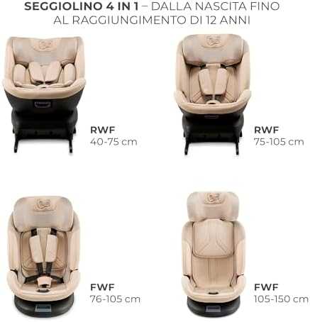 Kinderkraft KINDENKRAFT automobilinė kėdutė 40-150 cm, XPEDITION 3 i-size, beige, KCXPED03BEG0000