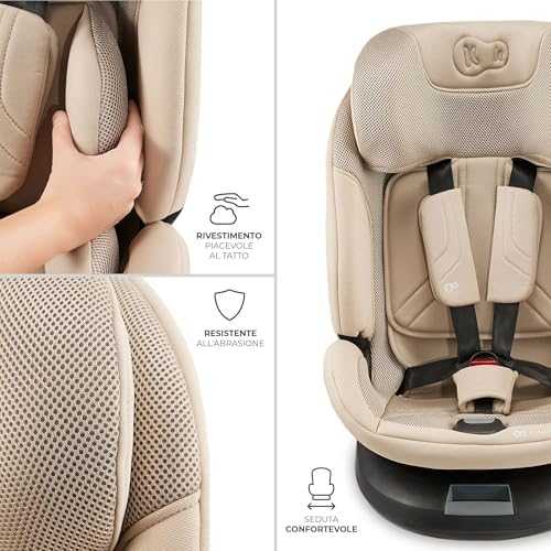 Kinderkraft KINDENKRAFT automobilinė kėdutė 40-150 cm, XPEDITION 3 i-size, beige, KCXPED03BEG0000
