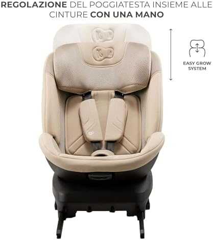 Kinderkraft KINDENKRAFT automobilinė kėdutė 40-150 cm, XPEDITION 3 i-size, beige, KCXPED03BEG0000