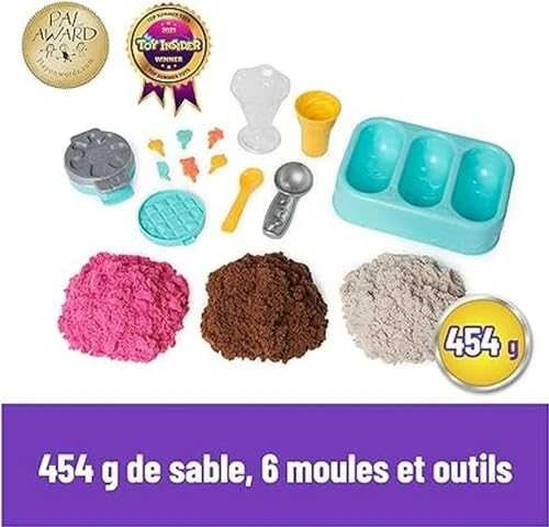 KINETIC SAND Rinkinys „Ledų desertai“