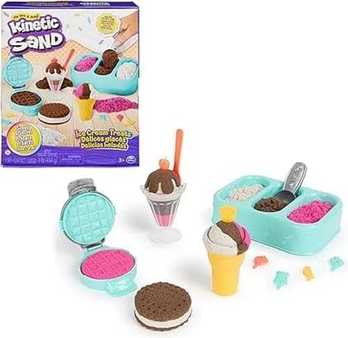 KINETIC SAND Rinkinys „Ledų desertai“