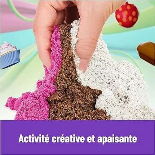 KINETIC SAND Rinkinys „Ledų desertai“
