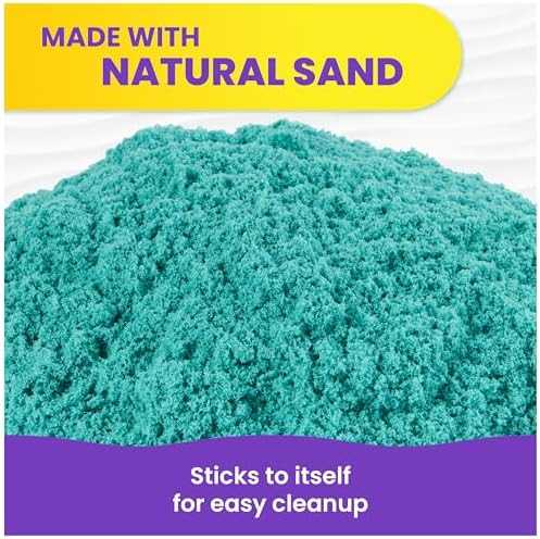 Twinkly Spin Master Kinetic Sand turkis su blizgučiais