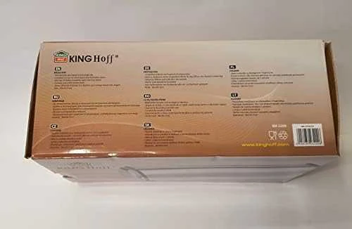 King Hoff Chlebak Plieninė duoninė, sidabrinė „Kinghoff“