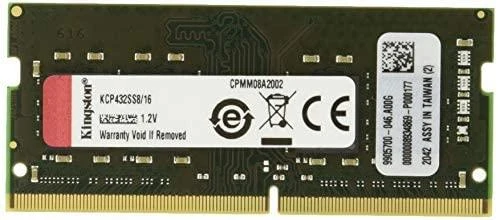 Nešiojamo kompiuterio atmintis KINGSTON 16GB DDR4 3200MHz Single Rank SODIMM